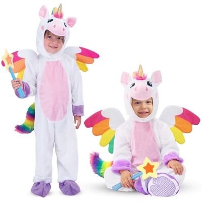 Spooktacular Creations costume unicorn, blanc Spooktacular Creations costume unicorn, blanc