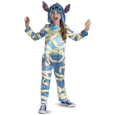 Disney Déguisement Lilo & Stitch Enfant Momie Taille XS (3 à 4 Ans) Licence Officielle Costume Stitch Halloween Combinaison Bleue à Capuche Tenue pour Carnaval et Fêtes Déguisées Disney Déguisement Lilo & Stitch Enfant Momie Taille XS (3 à 4 Ans) Licence Officielle Costume Stitch Halloween Combinaison Bleue à Capuche Tenue pour Carnaval et Fêtes Déguisées