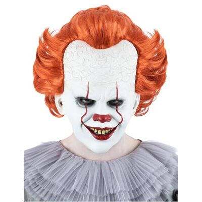 Masque Pennywise Smiffys 81028 - Costume d'Horreur Masque Pennywise Smiffys 81028 - Costume d'Horreur
