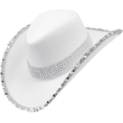 W WIDMANN MILANO Party Fashion Chapeau de fête cowgirl/cowboy, chapeau western, accessoire de carnaval, enterrement de vie de garçon W WIDMANN MILANO Party Fashion Chapeau de fête cowgirl/cowboy, chapeau western, accessoire de carnaval, enterrement de vie de garçon