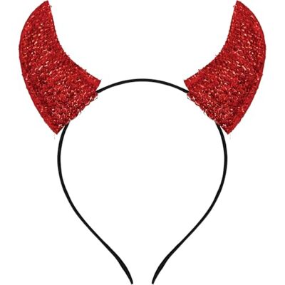FIESTAS GUIRCA Bandeau cornes à paillettes rouges Accessoire de déguisement pour femme adulte Idéal pour Halloween, carnaval et fêtes démoniaques Rouge FIESTAS GUIRCA Bandeau cornes à paillettes rouges Accessoire de déguisement pour femme adulte Idéal pour Halloween, carnaval et fêtes démoniaques Rouge