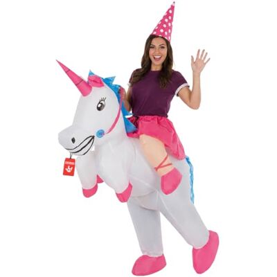 Morphsuits Morph Costume de licorne gonflable pour adulte, costume de licorne homme femme, carnaval, Halloween Morphsuits Morph Costume de licorne gonflable pour adulte, costume de licorne homme femme, carnaval, Halloween