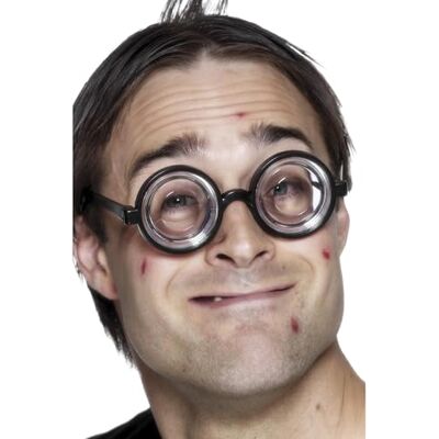 Smiffys Lunettes d'intello, noires Smiffys Lunettes d'intello, noires