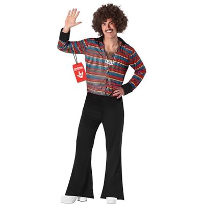 Fun Shack Costume Disco Homme, Déguisement Années 70, Tenue Vintage Homme, Idéal Halloween L Fun Shack Costume Disco Homme, Déguisement Années 70, Tenue Vintage Homme, Idéal Halloween L