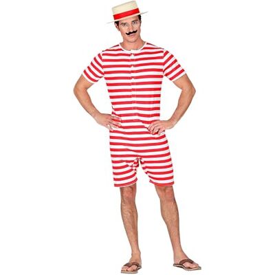 Marque Modèle Style Rétro Vintage des Années 50 pour Hommes - Maillot de bain Marque Modèle Style Rétro Vintage des Années 50 pour Hommes - Maillot de bain