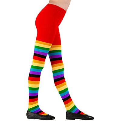 Collants colorés pour enfants Widmann - 75 DEN pour costumes de clown Collants colorés pour enfants Widmann - 75 DEN pour costumes de clown