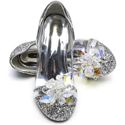 Chaussures de princesse pour fille Chaussures de princesse avec talon de 3 cm Chaussures à paillettes pour fille Chaussures pour robe Elsa pour fête, carnaval SH141516 Chaussures de princesse pour fille Chaussures de princesse avec talon de 3 cm Chaussures à paillettes pour fille Chaussures pour robe Elsa pour fête, carnaval SH141516
