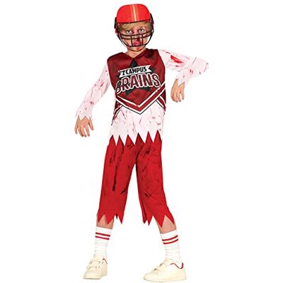 Fiestas Guirca - Déguisement de Quarterback Zombie pour enfants 7-9 ans - Déguisement Fiestas Guirca - Déguisement de Quarterback Zombie pour enfants 7-9 ans - Déguisement
