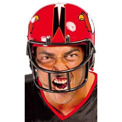 FIESTAS GUIRCA Casque de Football Américain (Taille Unique) Accessoire Sportif pour Costumes de Joueur de Football Américain Idéal pour Fêtes à Thème et Célébrations Sportives Adulte Unisexe FIESTAS GUIRCA Casque de Football Américain (Taille Unique) Accessoire Sportif pour Costumes de Joueur de Football Américain Idéal pour Fêtes à Thème et Célébrations Sportives Adulte Unisexe