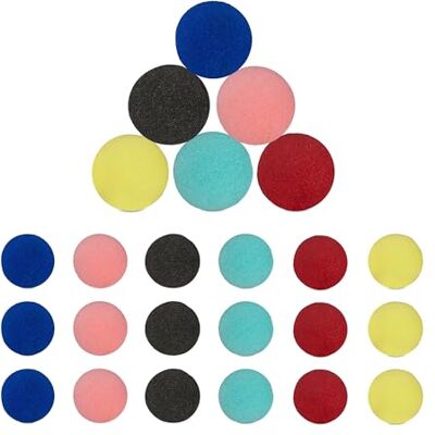 Relaxdays Lot de 24 nez de clown en carton, pour enfants et adultes, 6 couleurs, carnaval, nez de cirque, mousse, multicolore Relaxdays Lot de 24 nez de clown en carton, pour enfants et adultes, 6 couleurs, carnaval, nez de cirque, mousse, multicolore