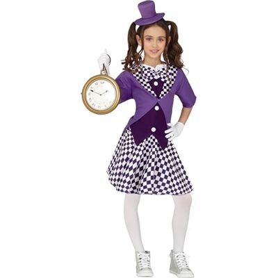 Déguisement violet pour filles - Guirca, mini chapeau, veste, jupe Déguisement violet pour filles - Guirca, mini chapeau, veste, jupe