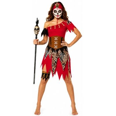 Yummy Bee Costume de médecin de sorcière pour femme Costume de reine vaudou Déguisement d'Halloween adulte Grande taille XL 42 44 Yummy Bee Costume de médecin de sorcière pour femme Costume de reine vaudou Déguisement d'Halloween adulte Grande taille XL 42 44