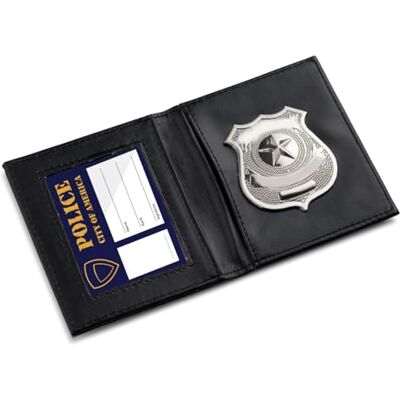 Dress Up America Insigne de police pour enfants Accessoires de déguisement de police Insigne de policier pour Cop Swat et FBI avec chaîne et clip de ceinture Dress Up America Insigne de police pour enfants Accessoires de déguisement de police Insigne de policier pour Cop Swat et FBI avec chaîne et clip de ceinture