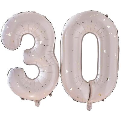 Ginger Ray 30 Ballon Folié Beige / Crème - Ballon Folié Ginger Ray 30 Ballon Folié Beige / Crème - Ballon Folié