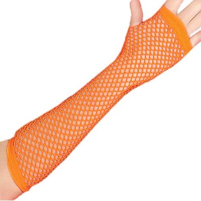 FIESTAS GUIRCA GUI18501 Gants en maille orange fluo FIESTAS GUIRCA GUI18501 Gants en maille orange fluo