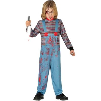 FIESTAS GUIRCA Déguisement de Chucky Possédé pour Enfant M-(7/9 Ans) FIESTAS GUIRCA Déguisement de Chucky Possédé pour Enfant M-(7/9 Ans)