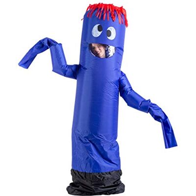 Spooktacular Creations Costume gonflable de danseuse en tube avec bras dégueulassant, costume d'Halloween taille adulte – Bleu – Adulte Spooktacular Creations Costume gonflable de danseuse en tube avec bras dégueulassant, costume d'Halloween taille adulte – Bleu – Adulte