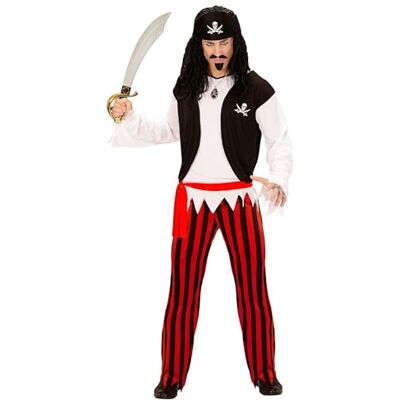 W WIDMANN MILANO Party Fashion Widmann wdm07232 ? Costume Pirate, multicolore, Medium W WIDMANN MILANO Party Fashion Widmann wdm07232 ? Costume Pirate, multicolore, Medium