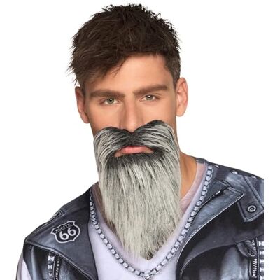 Boland Barbe autocollante polyester accessoire, maquillage, moustache, carnaval, costume, fête à thème Boland Barbe autocollante polyester accessoire, maquillage, moustache, carnaval, costume, fête à thème