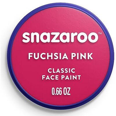 Snazaroo Peinture Pour Visage et le Corps, Maquillage Pour Visage et Déguisement, Pour Enfants et Adults,Fard 18 ML, Couleur Rose Fuchsia Snazaroo Peinture Pour Visage et le Corps, Maquillage Pour Visage et Déguisement, Pour Enfants et Adults,Fard 18 ML, Couleur Rose Fuchsia