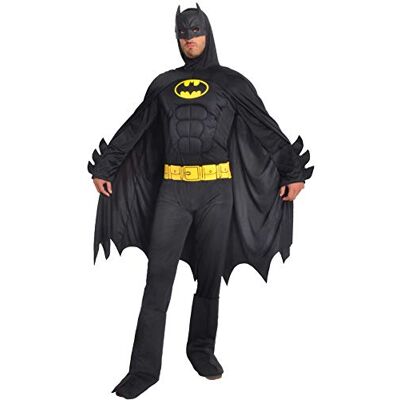 Ciao Batman Dark Knight Costume Adulte Original DC Comics, Noir, L Ciao Batman Dark Knight Costume Adulte Original DC Comics, Noir, L