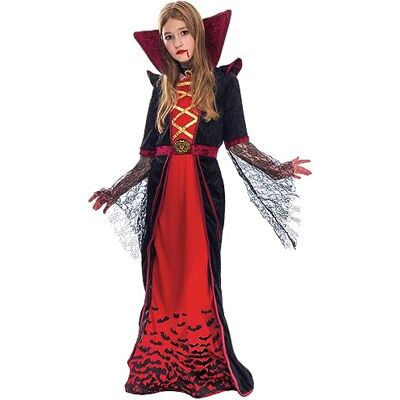 Spooktacular Creations Costume Vampire Girl (M) Rouge Spooktacular Creations Costume Vampire Girl (M) Rouge