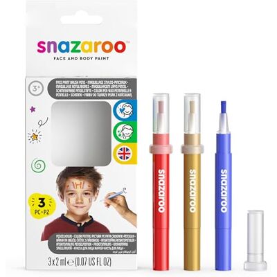Snazaroo Set de stylos pinceaux de maquillage Aventure Snazaroo Set de stylos pinceaux de maquillage Aventure