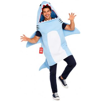 Fun Shack Costume Requin Adulte, Déguisement Carnaval et Halloween, Thème Marin Adulte, Taille Unique Fun Shack Costume Requin Adulte, Déguisement Carnaval et Halloween, Thème Marin Adulte, Taille Unique