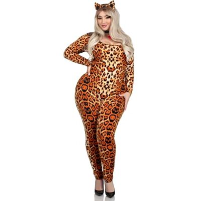 Leg Avenue Costume sexy Cougar 3 pièces pour femme Leg Avenue Costume sexy Cougar 3 pièces pour femme