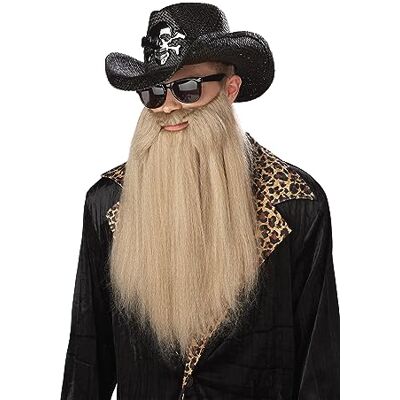 California Costumes Longue Barbe Blonde Rockeur California Costumes Longue Barbe Blonde Rockeur