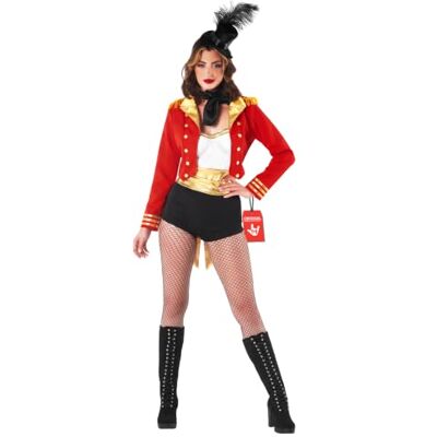 Fun Shack Costume Cirque Femme, Veste Monsieur Loyal, Déguisement Cirque Adulte, Halloween Fun Shack Costume Cirque Femme, Veste Monsieur Loyal, Déguisement Cirque Adulte, Halloween
