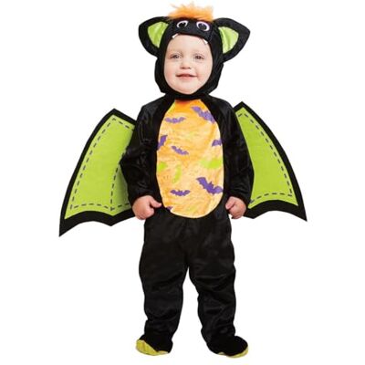 amscan PDBBAT03 Déguisement de batte à aile dinky de 3 à 6 mois, 1 pièce amscan PDBBAT03 Déguisement de batte à aile dinky de 3 à 6 mois, 1 pièce