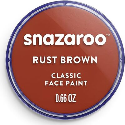Snazaroo Peinture Pour Visage et le Corps, Maquillage Pour Visage et Déguisement, Pour Enfants et Adults,Fard 18 ML, Couleur Beige Rouille Snazaroo Peinture Pour Visage et le Corps, Maquillage Pour Visage et Déguisement, Pour Enfants et Adults,Fard 18 ML, Couleur Beige Rouille