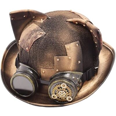 GRACEART Femmes Chat Oreilles Steampunk Chapeau Taille Unique Couleur Bronze, Bronze, Taille unique GRACEART Femmes Chat Oreilles Steampunk Chapeau Taille Unique Couleur Bronze, Bronze, Taille unique