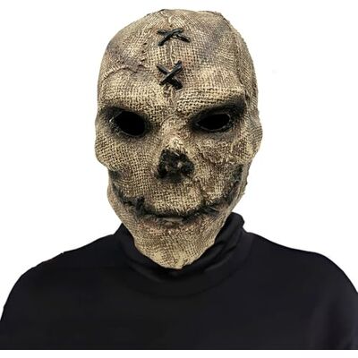 Atsmoce Masque de tête de mort d'horreur en latex, tête de mort complète, masque effrayant en latex, accessoires effrayants pour Halloween, carnaval Atsmoce Masque de tête de mort d'horreur en latex, tête de mort complète, masque effrayant en latex, accessoires effrayants pour Halloween, carnaval