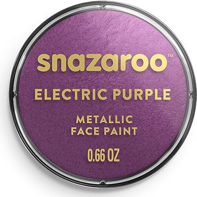 Snazaroo Peinture Pour Visage et les Corps, Maquillage Pour Visage et Déguisement, Pour Enfants et Adults,Fard 18 ML, Couleur Violet Electrique Snazaroo Peinture Pour Visage et les Corps, Maquillage Pour Visage et Déguisement, Pour Enfants et Adults,Fard 18 ML, Couleur Violet Electrique