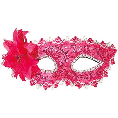 FIESTAS GUIRCA Masque pour les yeux fuchsia avec fleur FIESTAS GUIRCA Masque pour les yeux fuchsia avec fleur