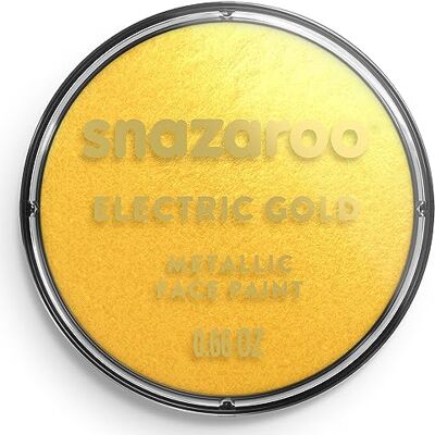 Snazaroo Peinture Pour Visage et les Corps, Maquillage Pour Visage et Déguisement, Pour Enfants et Adults,Fard 18 ML, Couleur Or Snazaroo Peinture Pour Visage et les Corps, Maquillage Pour Visage et Déguisement, Pour Enfants et Adults,Fard 18 ML, Couleur Or