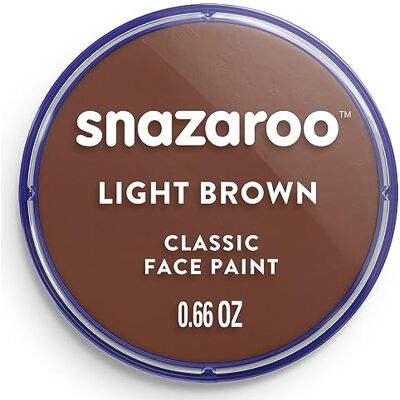 Snazaroo Peinture Pour Visage et le Corps, Maquillage Pour Visage et Déguisement, Pour Enfants et Adults,Fard 18 ML, Couleur Fauve Snazaroo Peinture Pour Visage et le Corps, Maquillage Pour Visage et Déguisement, Pour Enfants et Adults,Fard 18 ML, Couleur Fauve