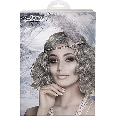 Boland 86197 Perruque Geister Flapper Gris Boland 86197 Perruque Geister Flapper Gris