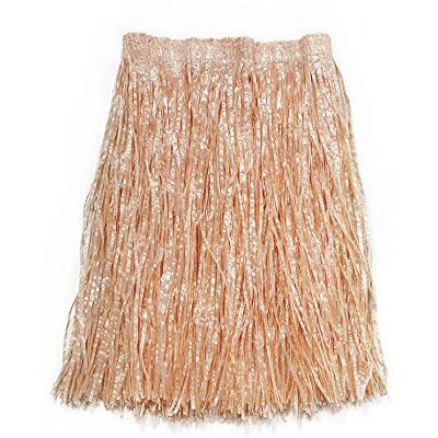 Bristol Novelty BA065 Jupe hawaïenne en herbe Pour adulte Pêche Uni Budget, Femme, Taille Unique Bristol Novelty BA065 Jupe hawaïenne en herbe Pour adulte Pêche Uni Budget, Femme, Taille Unique