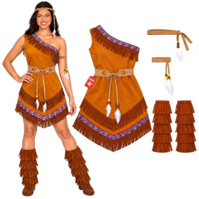 Fun Shack Deguisement Indienne Femme, Déguisement Indienne Femme, Déguisement Indien Adulte, Deguisement Adulte Carnaval, Costume Halloween Fun Shack Deguisement Indienne Femme, Déguisement Indienne Femme, Déguisement Indien Adulte, Deguisement Adulte Carnaval, Costume Halloween
