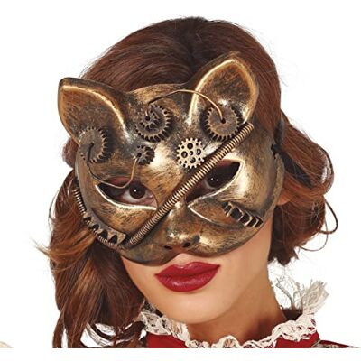 FIESTAS GUIRCA Masque chat Steampunk PVC FIESTAS GUIRCA Masque chat Steampunk PVC