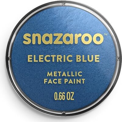 Snazaroo Peinture Pour Visage et les Corps, Maquillage Pour Visage et Déguisement, Pour Enfants et Adults,Fard 18 ML, Couleur Bleu Electrique Snazaroo Peinture Pour Visage et les Corps, Maquillage Pour Visage et Déguisement, Pour Enfants et Adults,Fard 18 ML, Couleur Bleu Electrique