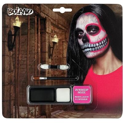 Boland Kit de maquillage pour enfants et adultes, kit de maquillage en plusieurs parties pour la fête d'Halloween, idéal pour les costumes d'horreur Boland Kit de maquillage pour enfants et adultes, kit de maquillage en plusieurs parties pour la fête d'Halloween, idéal pour les costumes d'horreur