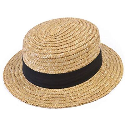 Bristol Novelty BH126 Chapeau de paille unisexe pour adulte Beige Taille unique Bristol Novelty BH126 Chapeau de paille unisexe pour adulte Beige Taille unique