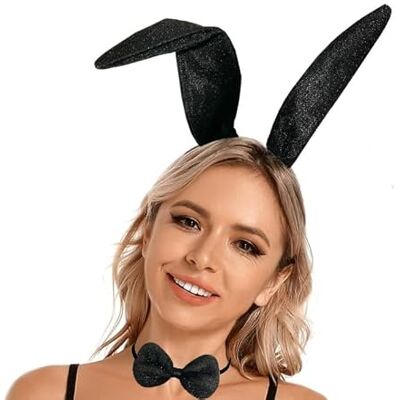 Hatstar Ensemble de costume sexy de lapin, pour femme et femme, costume de lapin fille, cosplay, déguisement de lapin pour Halloween, carnaval et carnaval Hatstar Ensemble de costume sexy de lapin, pour femme et femme, costume de lapin fille, cosplay, déguisement de lapin pour Halloween, carnaval et carnaval