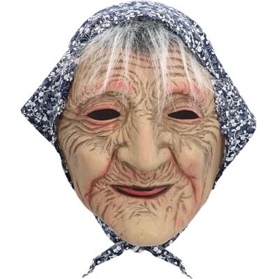 Boland Masque pour adulte en latex pour fête à thème et carnaval, grand-mère et grand-père, accessoire pour costumes de fête à thème Boland Masque pour adulte en latex pour fête à thème et carnaval, grand-mère et grand-père, accessoire pour costumes de fête à thème