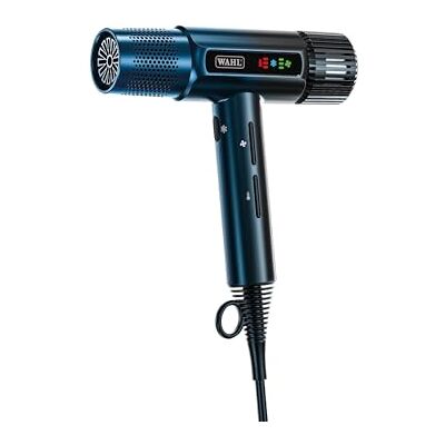 Wahl Vanquish, Sèche-Cheveux Professionnel avec Diffuseur, Bleu nuit Sèche-Cheveux Professionnel 1600 W, Technologie FlowControl, Ionique, 4 Réglages de Chaleur, Embouts Magnétiques et Diffuseur Wahl Vanquish, Sèche-Cheveux Professionnel avec Diffuseur, Bleu nuit Sèche-Cheveux Professionnel 1600 W, Technologie FlowControl, Ionique, 4 Réglages de Chaleur, Embouts Magnétiques et Diffuseur