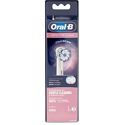 Oral-B Sensitive clean Rechange pour Brosse à Dents Électrique, 3 unités Oral-B Sensitive clean Rechange pour Brosse à Dents Électrique, 3 unités